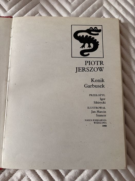 Książka Konik Garbusek