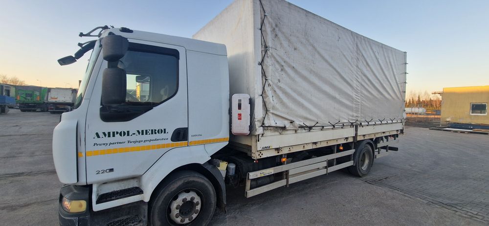 Renault Midlum skrzynia  plandeka winda