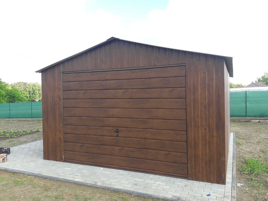 Garaż  schowek blaszany 3x4 Ocynkowany. Na wymiar