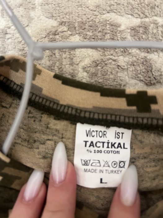 Тактична футболка піксель Victor Ist Tactikal 100% бавовна нова розмір L