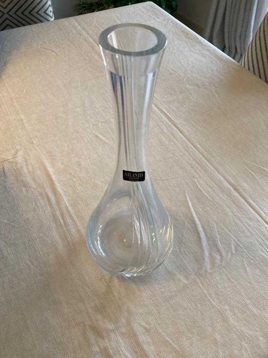 Garrafa de cristal Atlantis nova com caixa original
