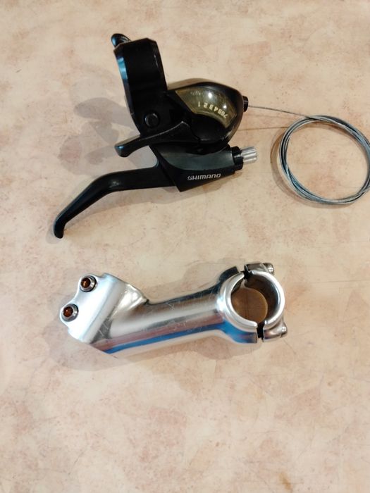 Моноблок Shimano 7ск Вынос руля 28.6х25.4мм Alu