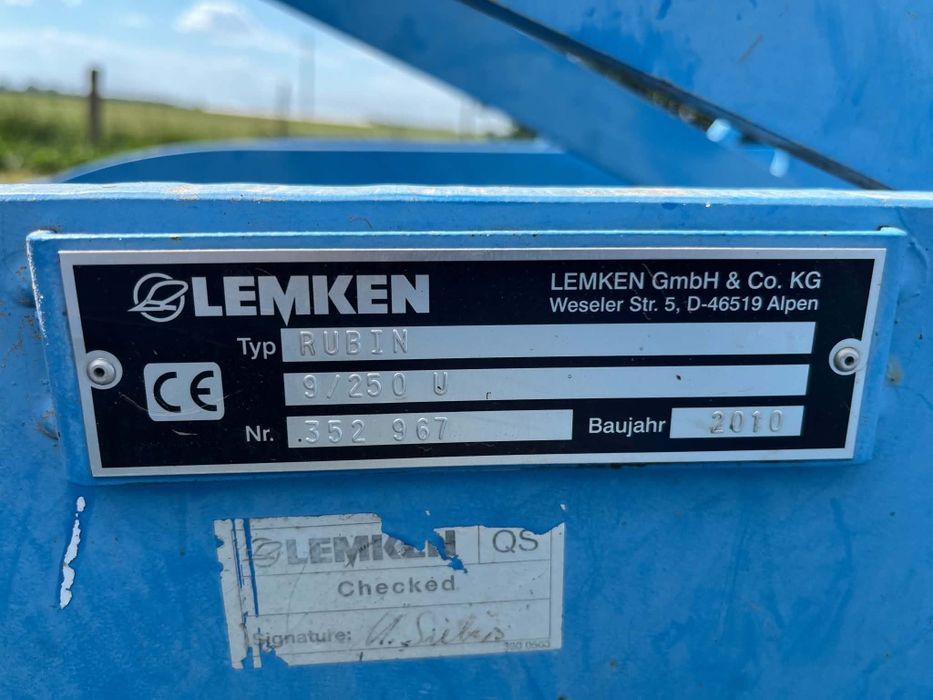 Brona talerzowa  lemken 2.5m