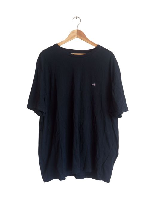 Czarna koszulka t-shirt Gant