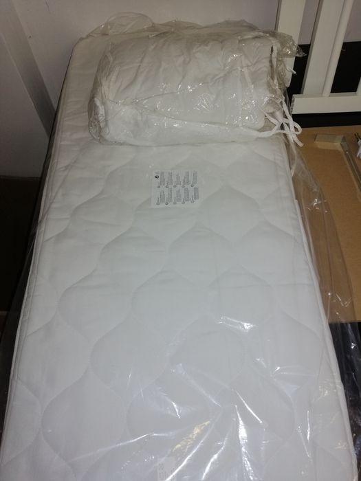 Łóżeczko dostawne model 2283,Beistellbett Sophie, sosnowe, białe.