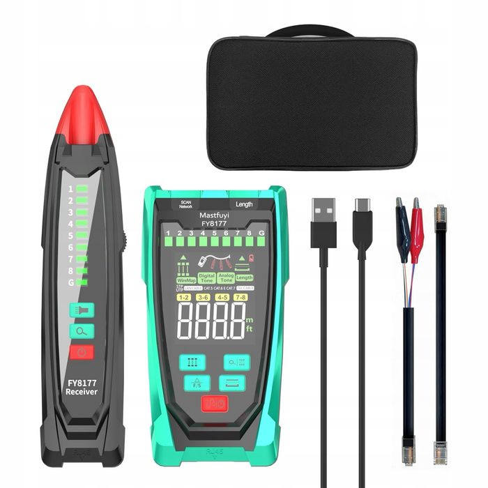 Tester kabli sieciowych, wykrywacz kabli, do konserwacji kabli LAN