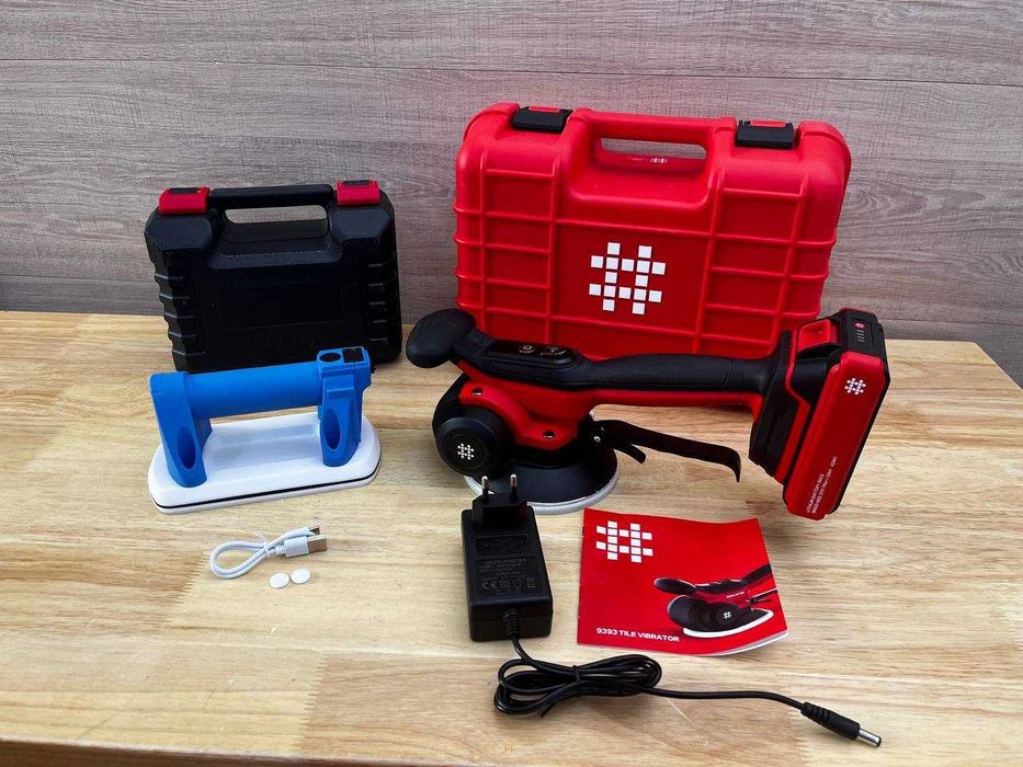 Віброприсоска Shijing (регулировка, дисплей) + Міні присоска на 100 кг