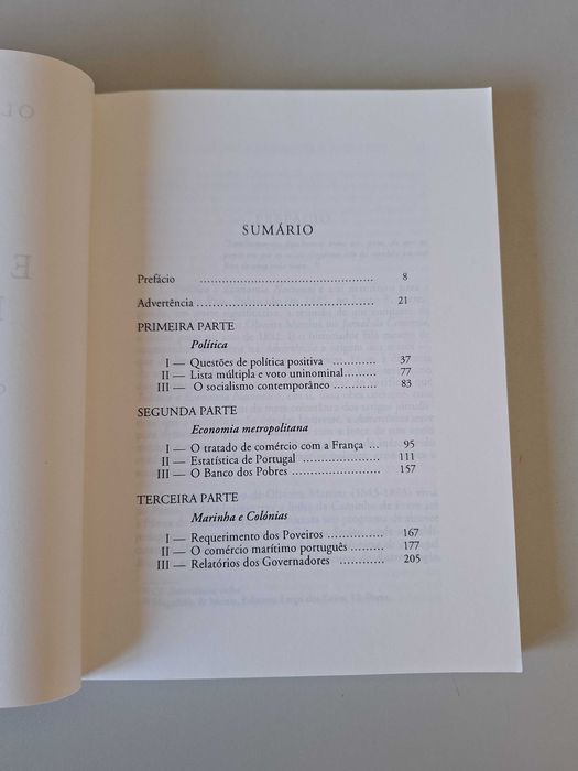 Política e economia nacional - Oliveira Martins, 3ª edição, 1992