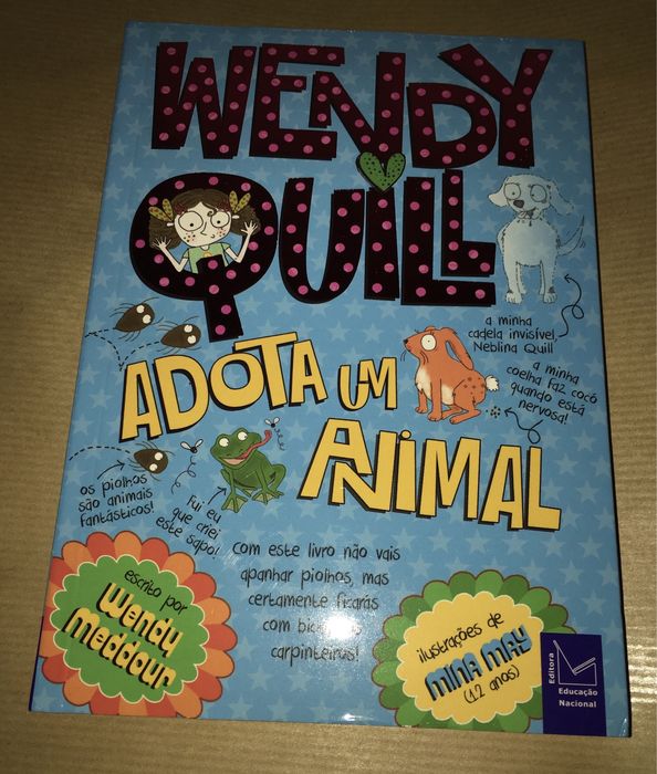Livro Wendy Quill Adota um Animal de Wendy Meddour
