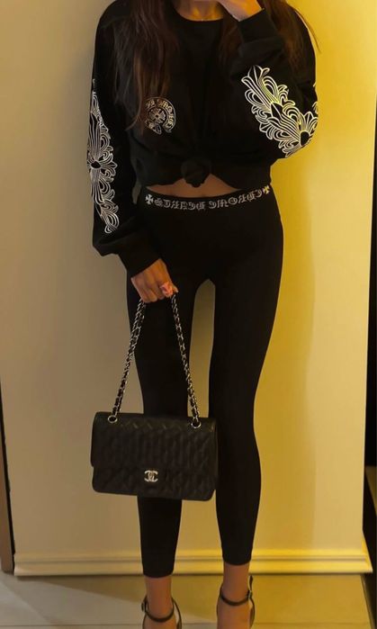 Легінси Майка Chrome Hearts 1:1 Преміум Хром Хартс Лосины Balenciaga