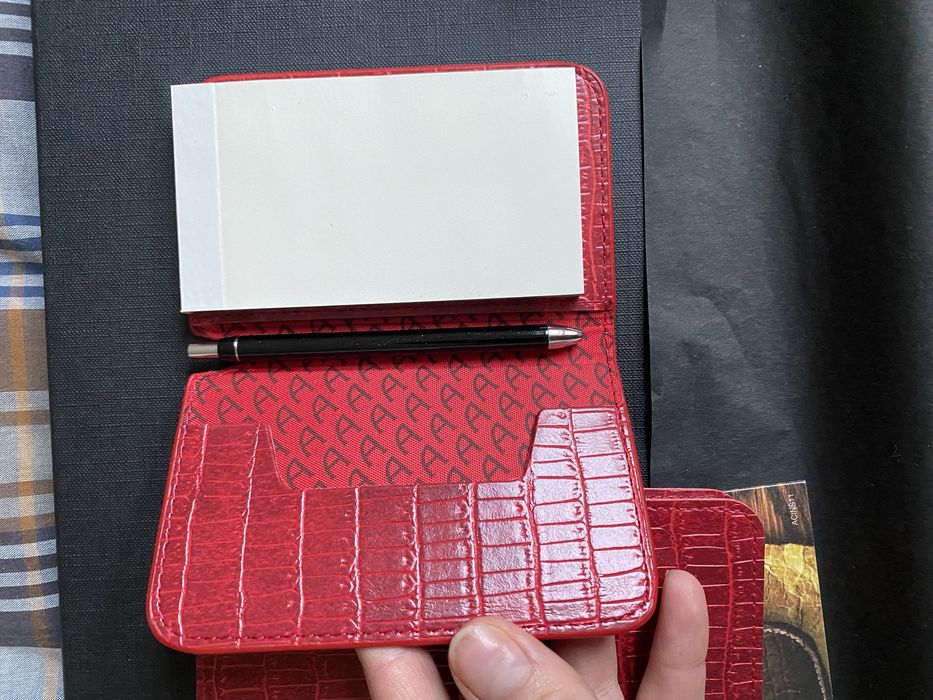 Skórzane eleganckie notatniki zestaw