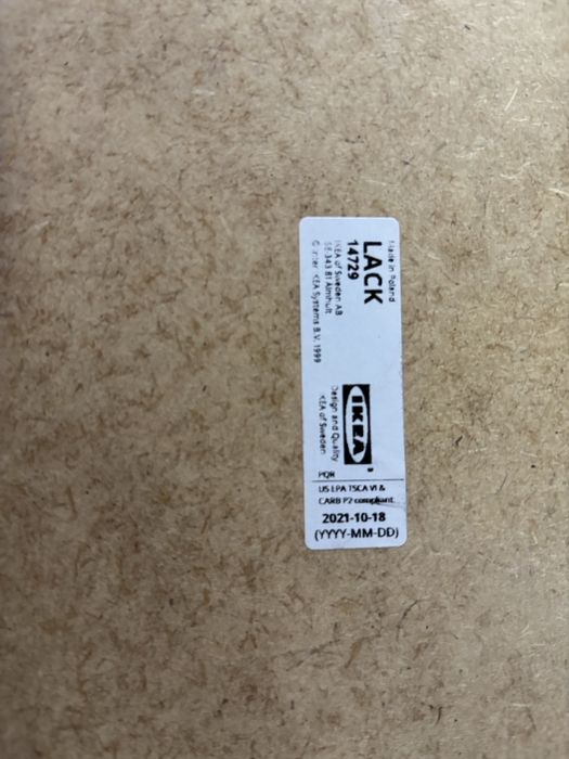 LACK Mesa de centro, branco, 90x55 cm