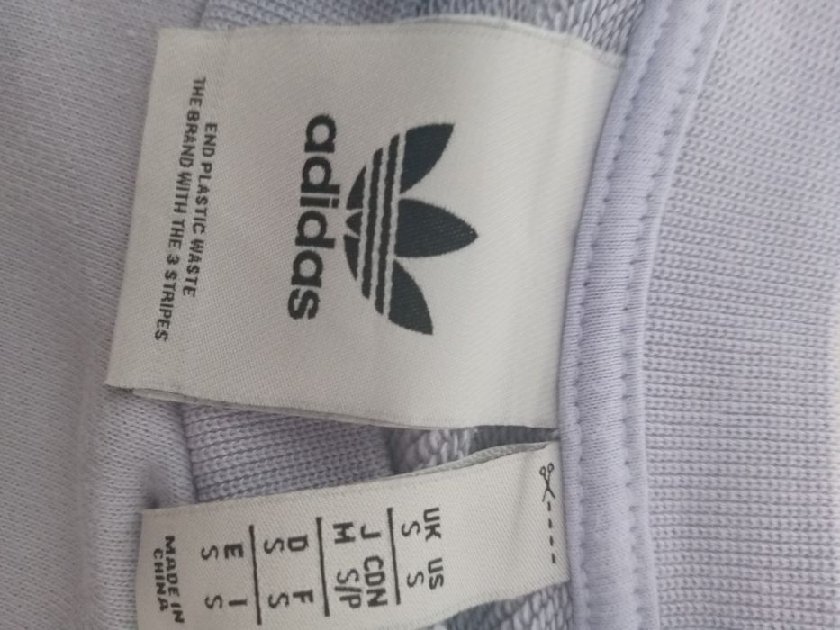 Fioletowa bluza adidas