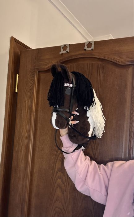 Ręcznie szyty hobby  horse ze sprzetem - nowy