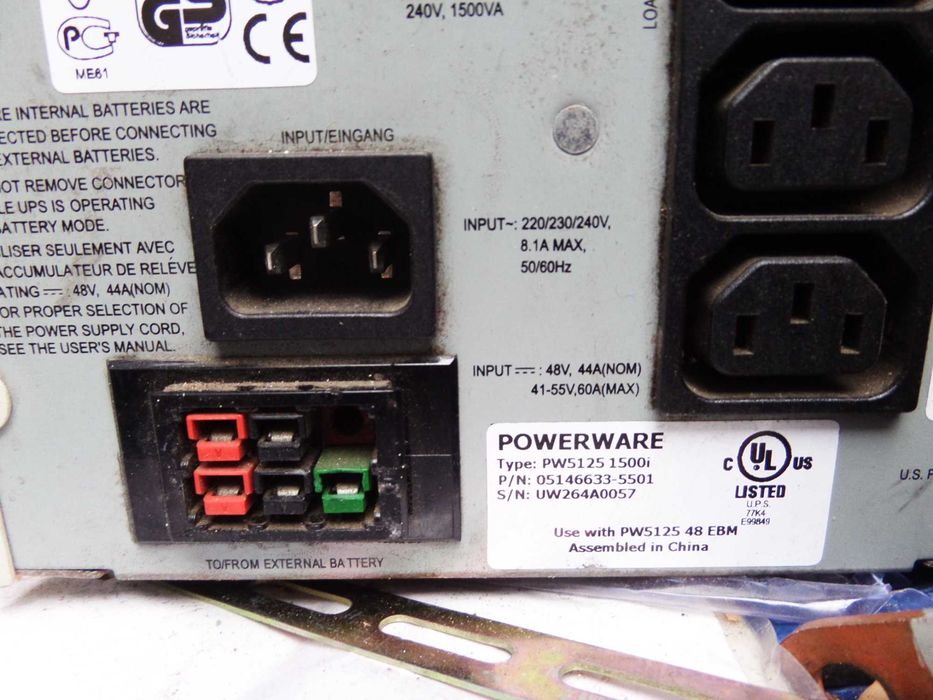 ИБП с синусоидой для котлов и солнечных батарей Powerware 5125 48В