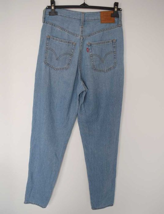 Levi's premium w26 l31 S high loose taper spodnie wysoki stan