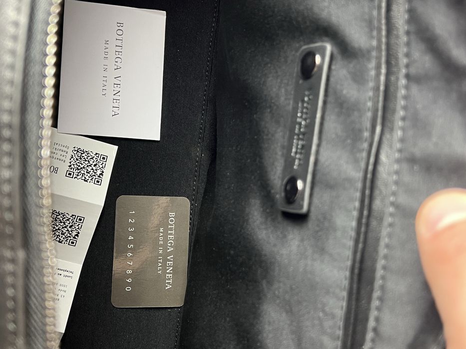 Torba Bottega Veneta skora naturlana