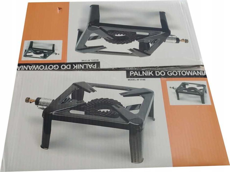 Taboret  Żeliwny Gazowy 40x40 + ZESTAW REDUKTOR WĄŻ OPASKI DUŻA MOC