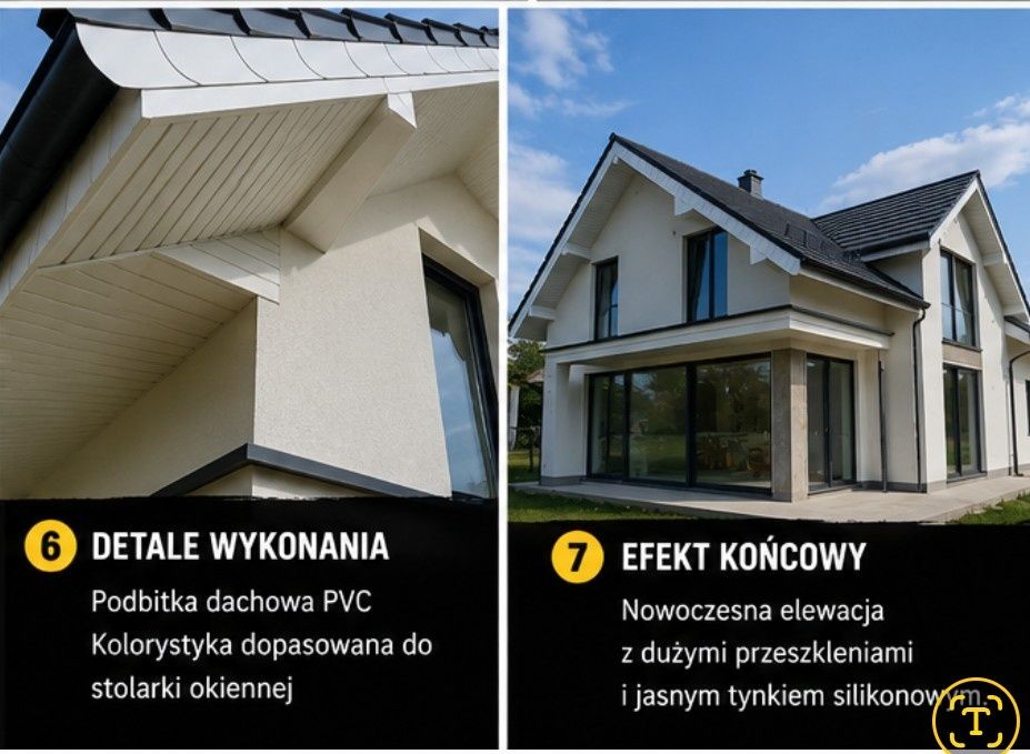 Ocieplenia Elelewacje docieplenia termomodernizacja. styropian biały i grafitowy