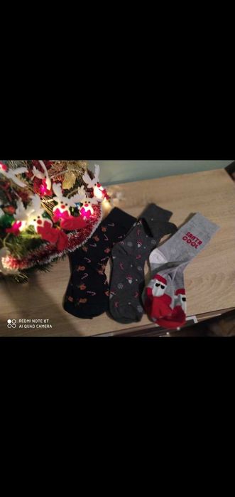 Новогодние носки 39-42 см.