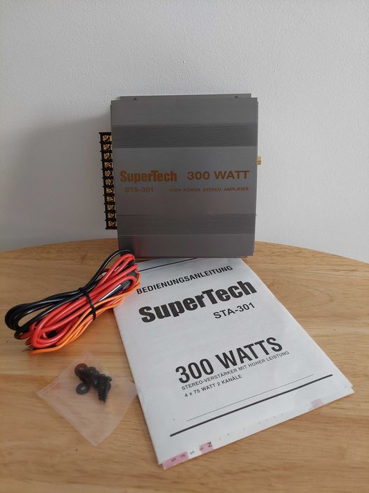 Amplificador Auto SuperTech 300W - NOVO