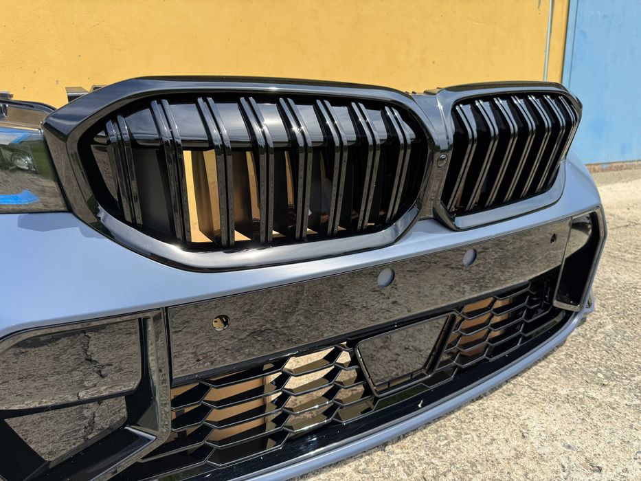 Морда Комплект рестайлинга передней части BMW 3 G20 m340 m paket Бампер комплектный Фара ОБВЕС