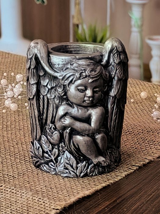 Świecznik tealight aniołek