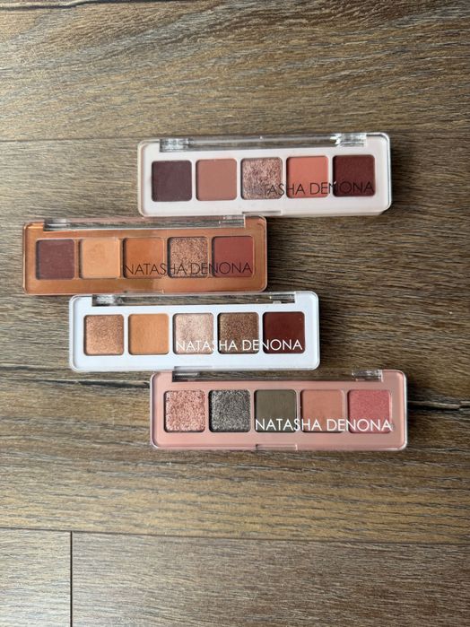 Zestaw mini paletek Natasha Denona - Retro, Bronze, Nude , Biba
