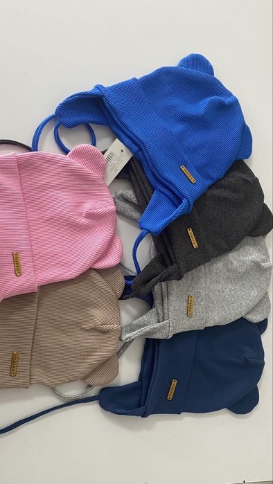 Шапочки весна-осінь для дівчаток і хлопчиків