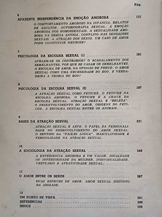 Livro "Psicologia Da Atração Sexual" de Vernon W. Grant