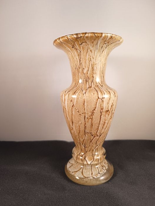 Wazon marmurek szkło Krosno Józefina