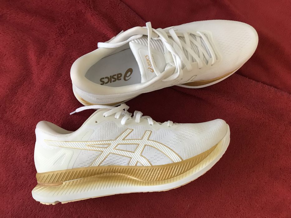 Ексклюзив! ASICS AUTORIDE 9(42) біло-золоті, Унісекс