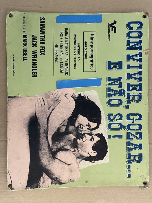 Placa Anúncio filme Erótico , Porno, “Jack’n Jill”