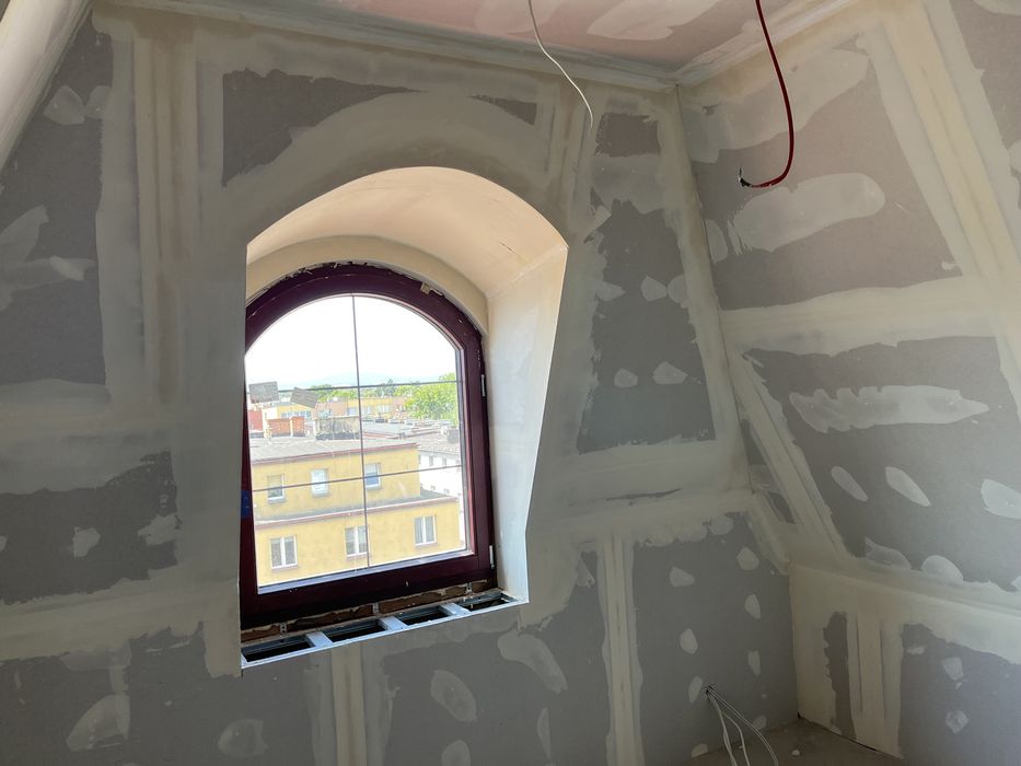 MBB Zabudowa poddasza, regipsy, gładzie, malowanie