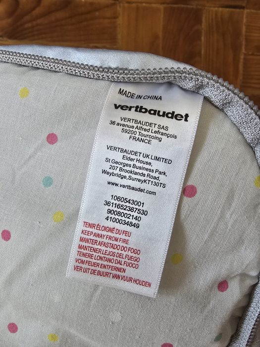 Acofa bébé cinzenta nova