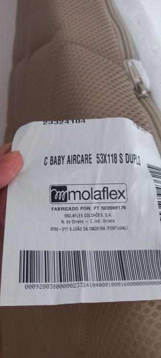 Colchão cama bebé molaflex