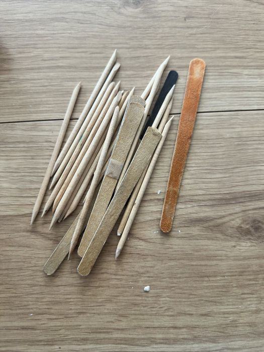 Patyczki i pilniki do paznokci nowe