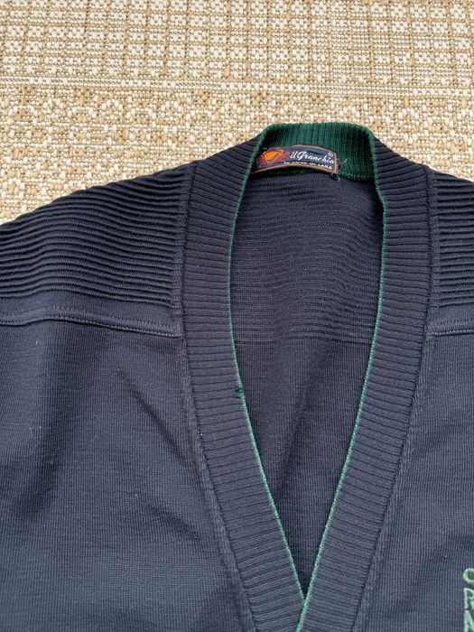 Casaco cardigan azul