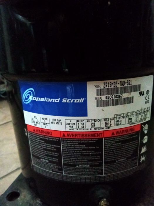 Sprężarka Copeland Scrol