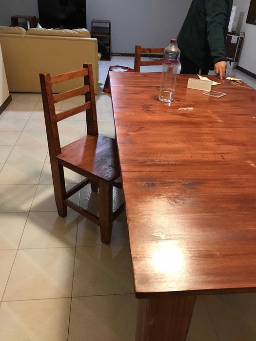 Mesa em Pinho - Artesanal