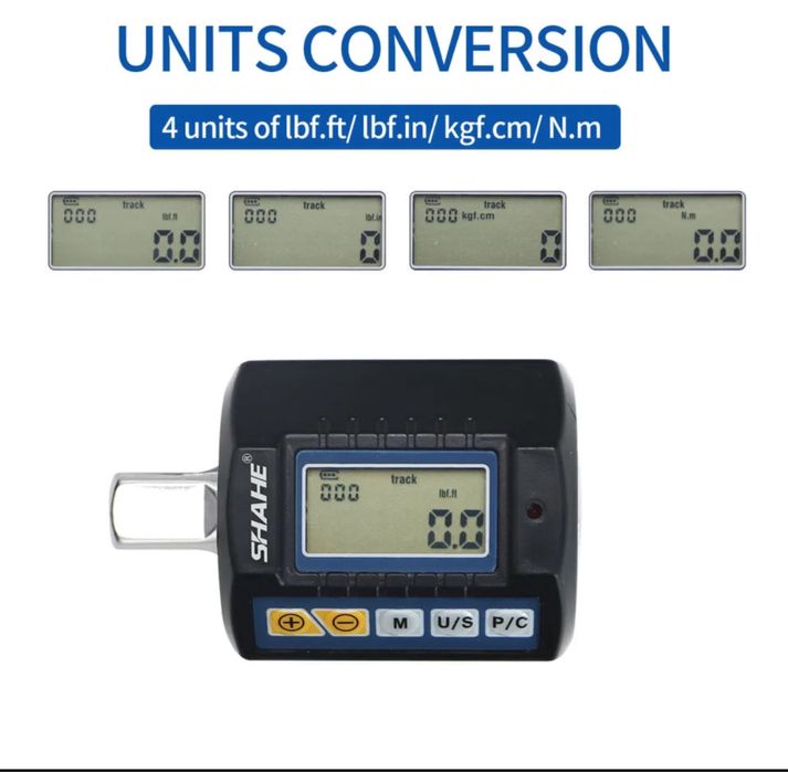 Динамометрический ключ головка Shahe цифровой
