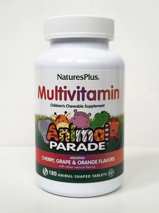 Вітаміни для дітей NaturesPlus Animal Parade, 180 жувальних таблеток