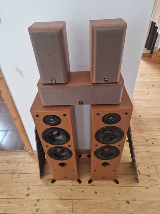 Zestaw kina domowego 5.1 Yamaha NS-C55 2x NS-E55 2x NS-50F YST-sw105
