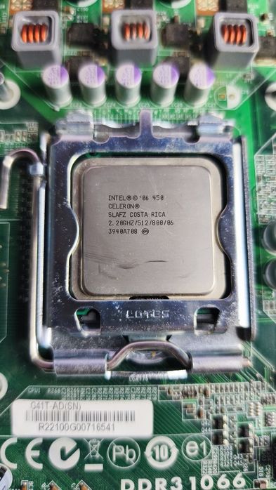 Processador Intel Celeron 450 e Board Acer