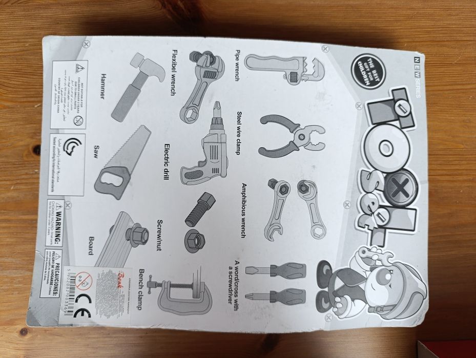 Zestaw narzędzi do zabawy