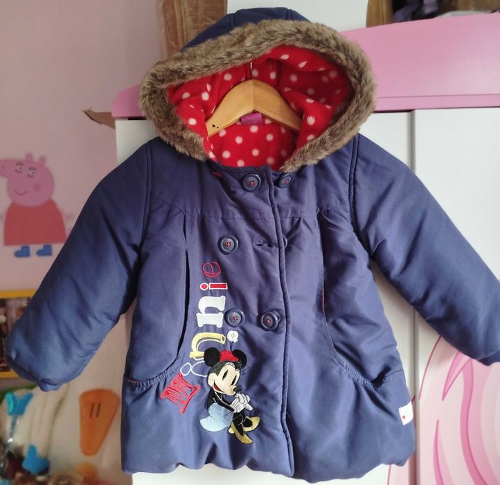 Disney kurtka , płaszczyk dla dziecka , dziewczynka 98-104, polar,zima