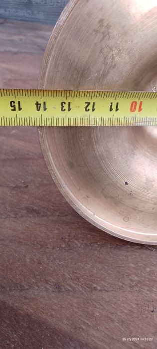 Świecznik mosiężny 1975r