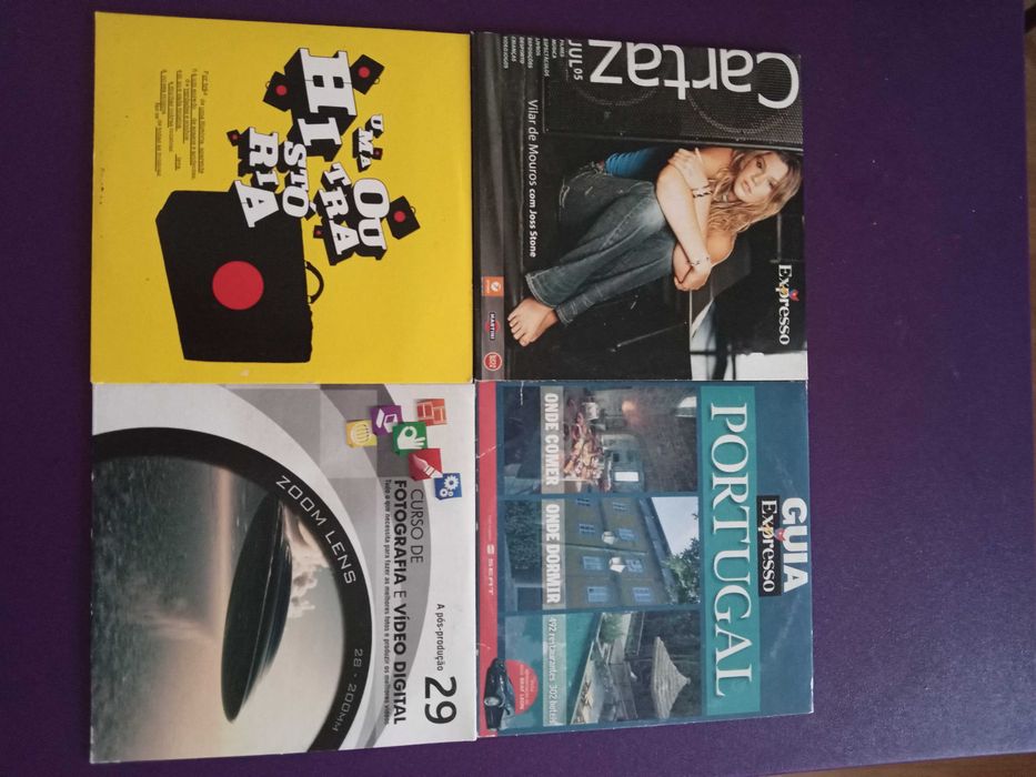 4 CDs Uma Outra História/Guia Expresso/Curso Foto/Expresso Cartaz