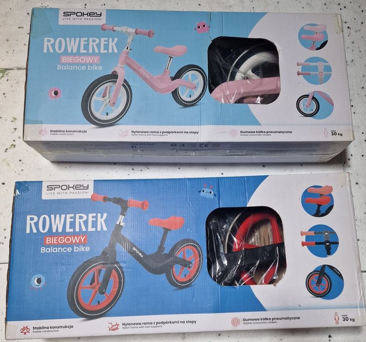 Rowerek dziecięcy biegówki nowe  koła 12".
