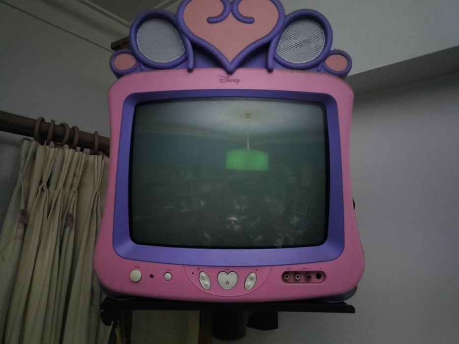 TV Retro Disney Princess + Comando Original – Raridade!